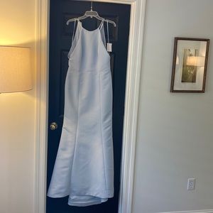 Amsale GB098A  “Caroline” ice faille dress NWT